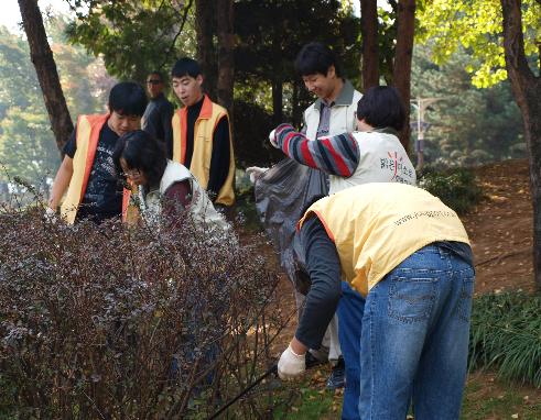 직업적응훈련생 거리깔끔이운동