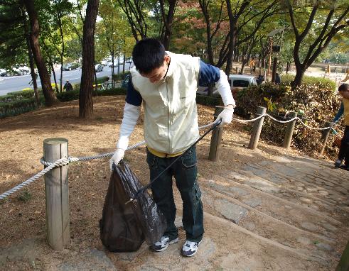 직업적응훈련생 거리깔끔이운동