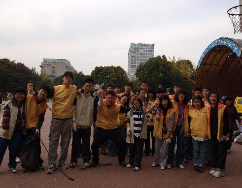 직업적응훈련생 거리깔끔이운동