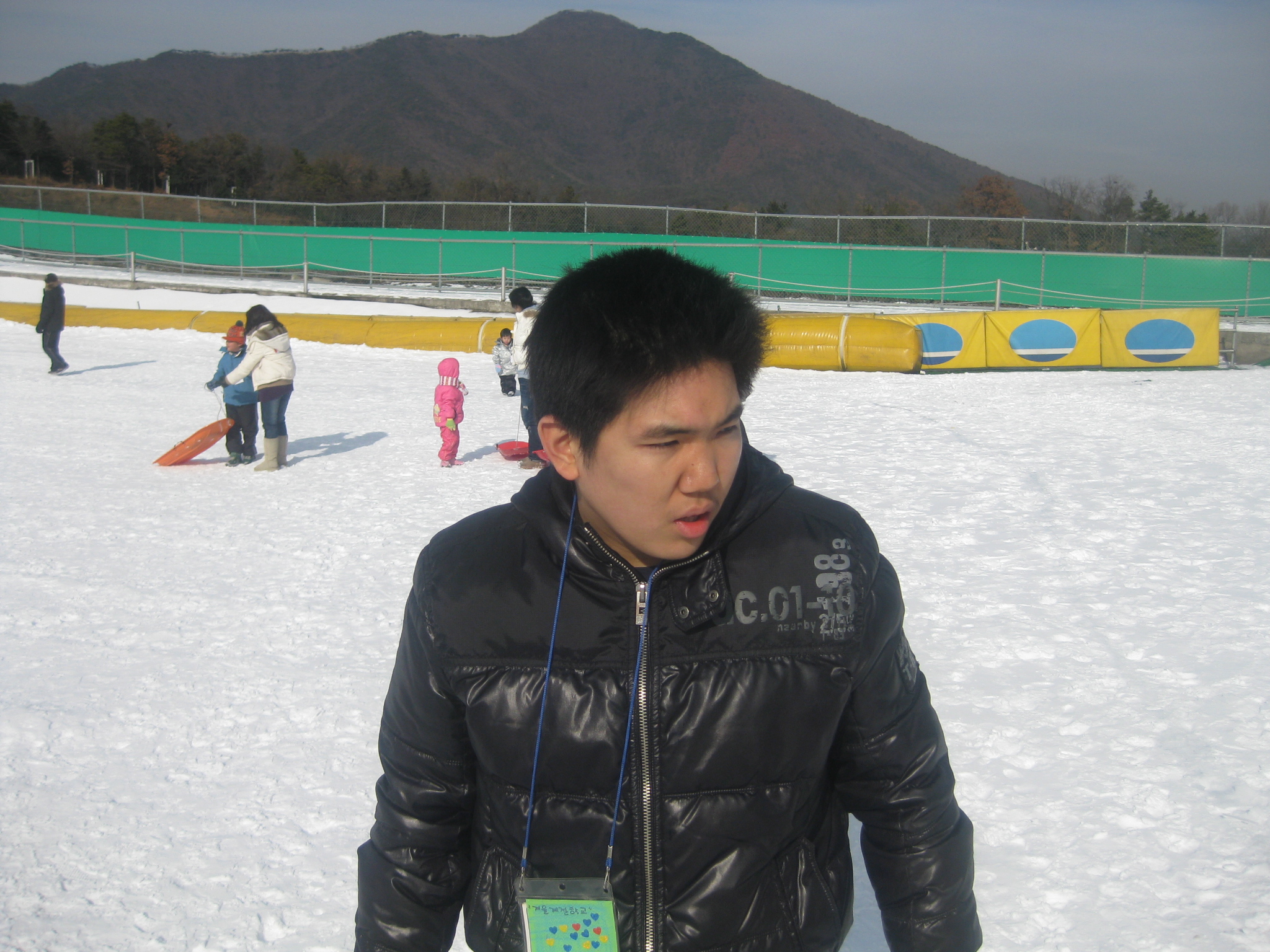 눈썰매장에 다녀왔어요..