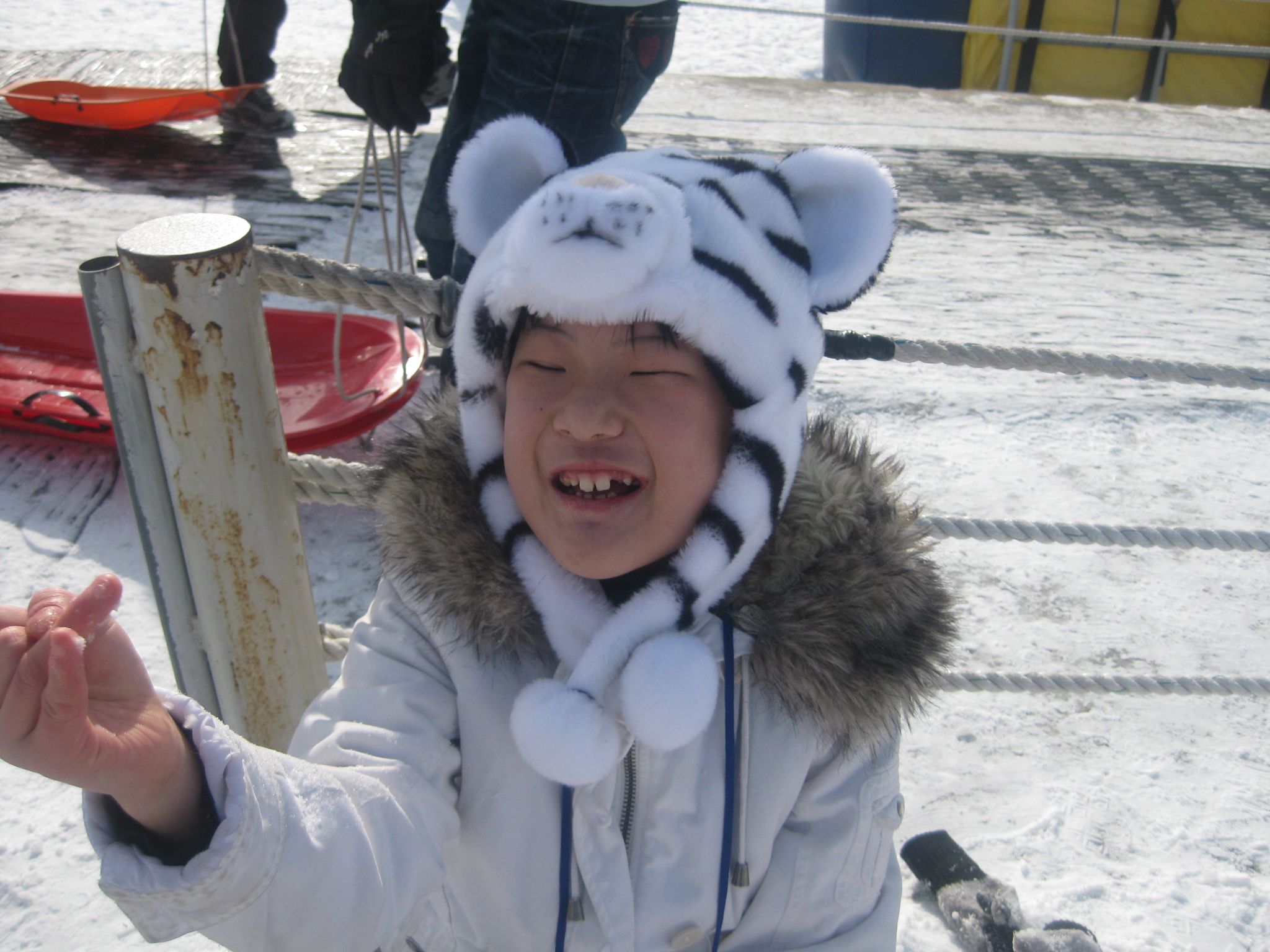 눈썰매장에 다녀왔어요..