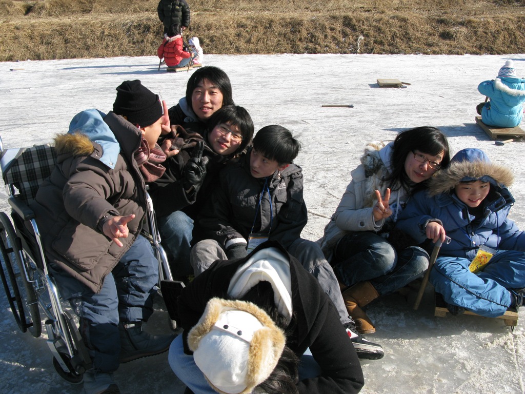 얼음썰매장에 다녀왔습니다~