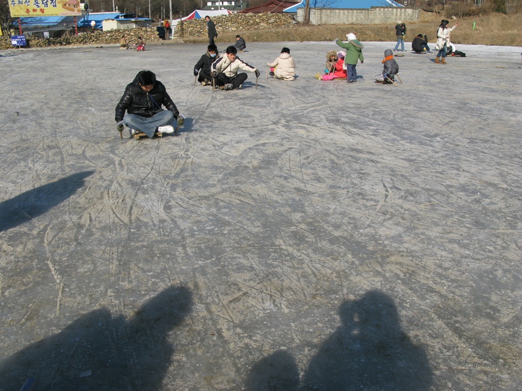 얼음썰매장에 다녀왔습니다~