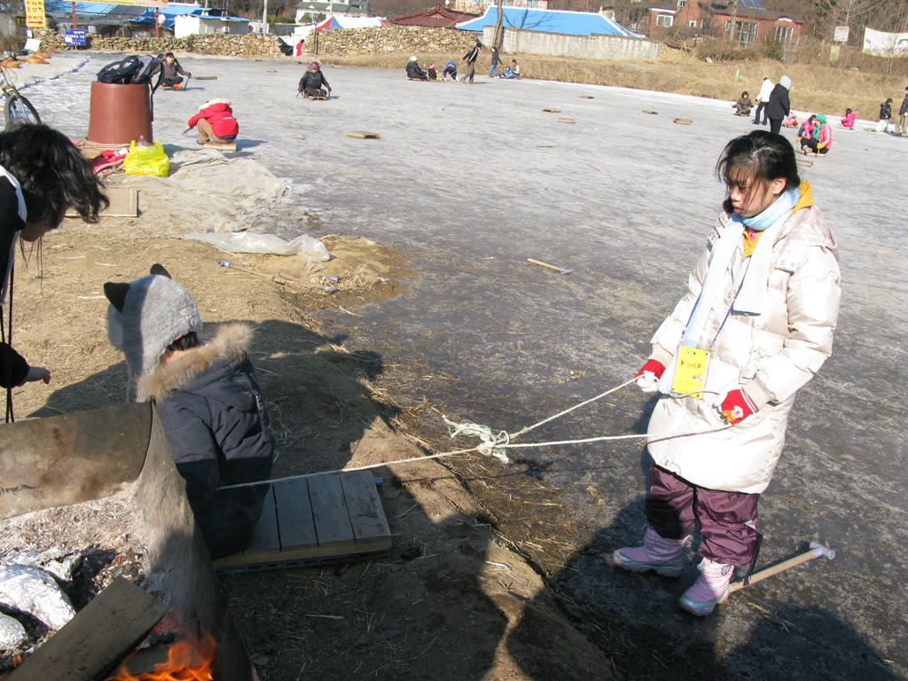 얼음썰매장에 다녀왔습니다~