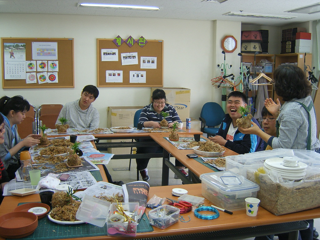 직업적응훈련 원예활동