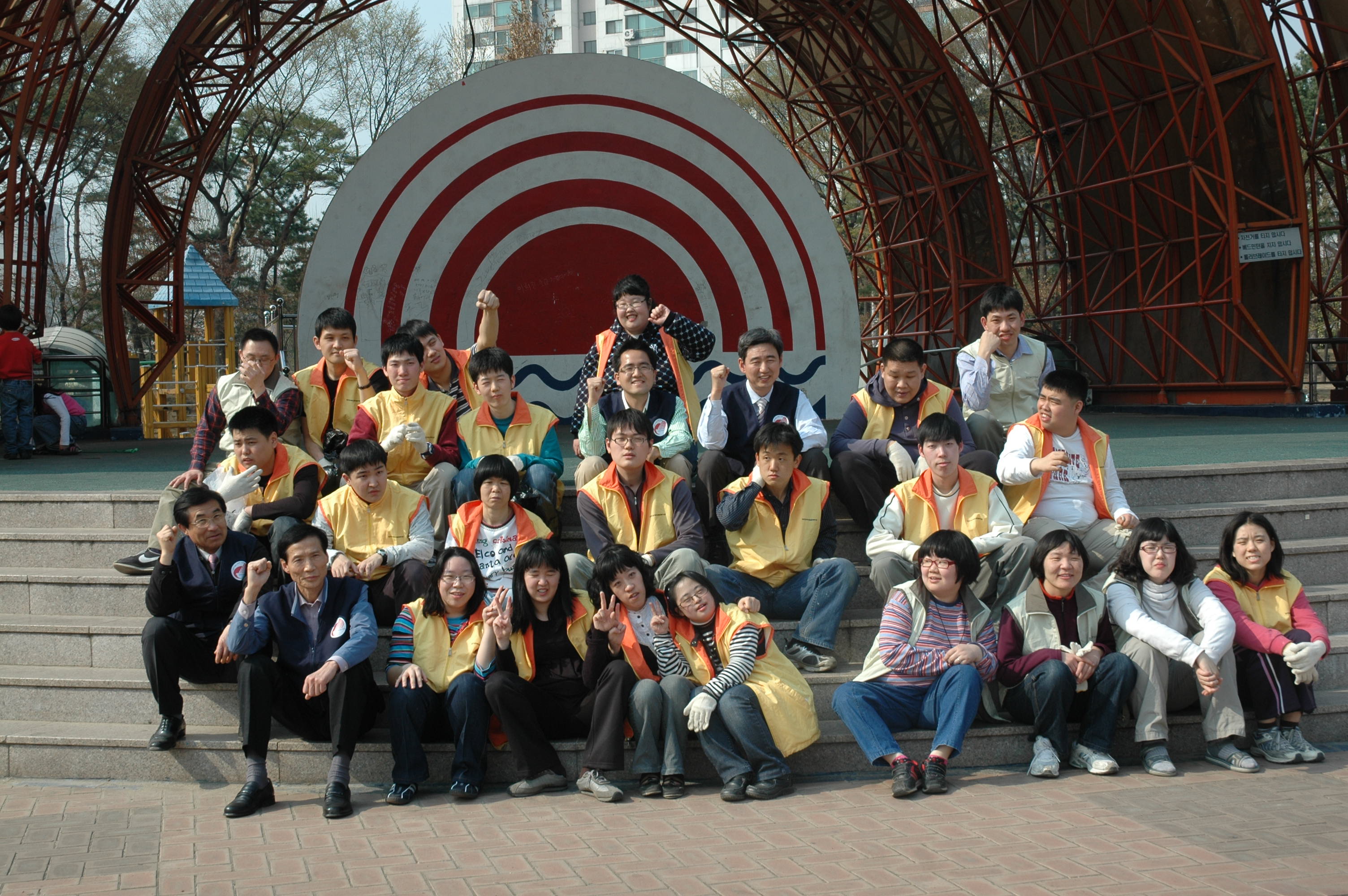 직업적응훈련생 거리깔끔이활동