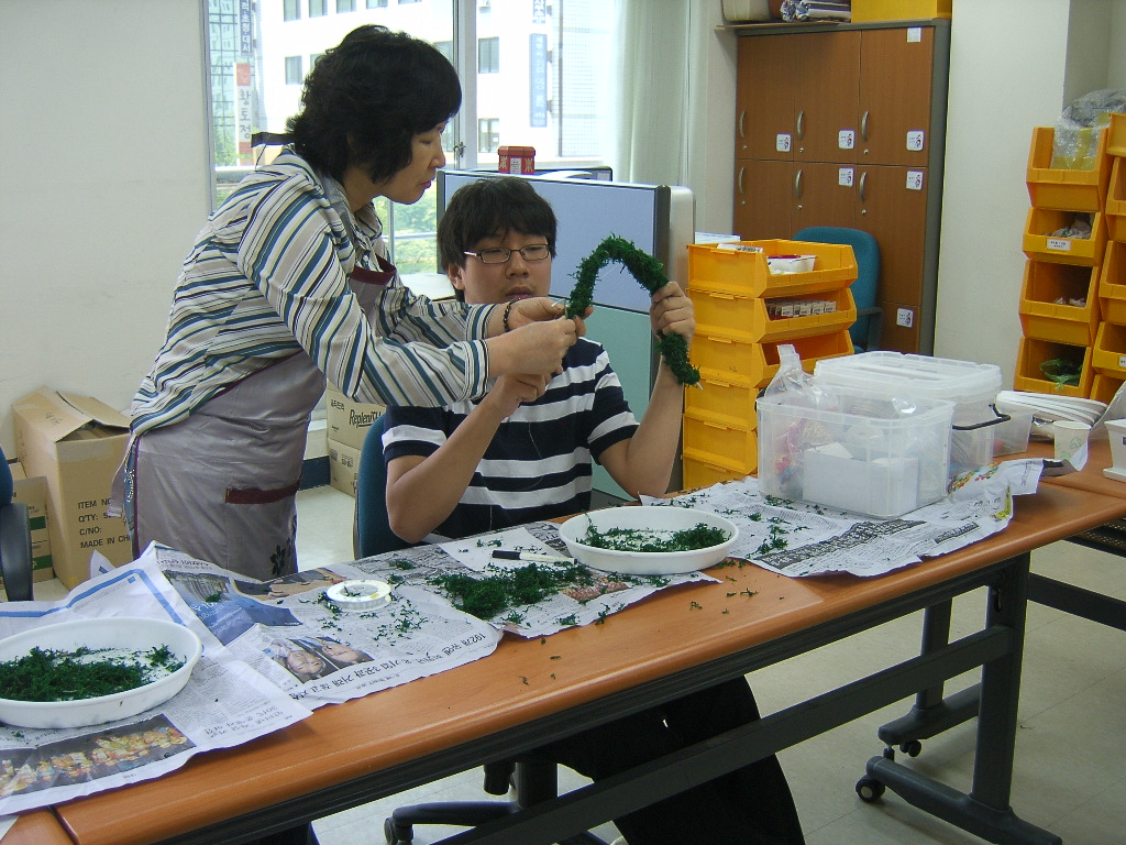 직업적응훈련생 원예활동