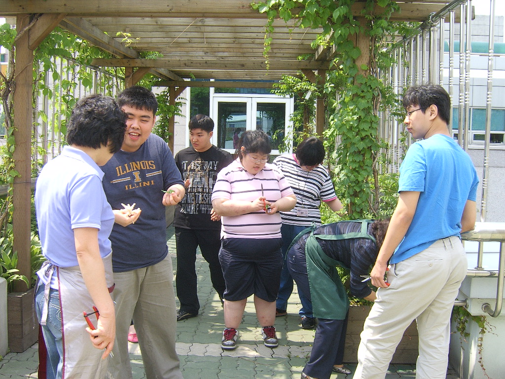 직업적응훈련 원예활동