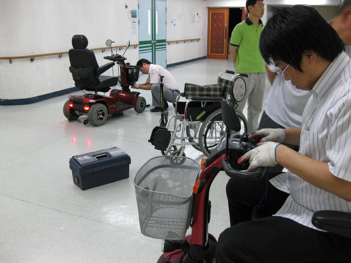 휠체어 무상 점검 서비스