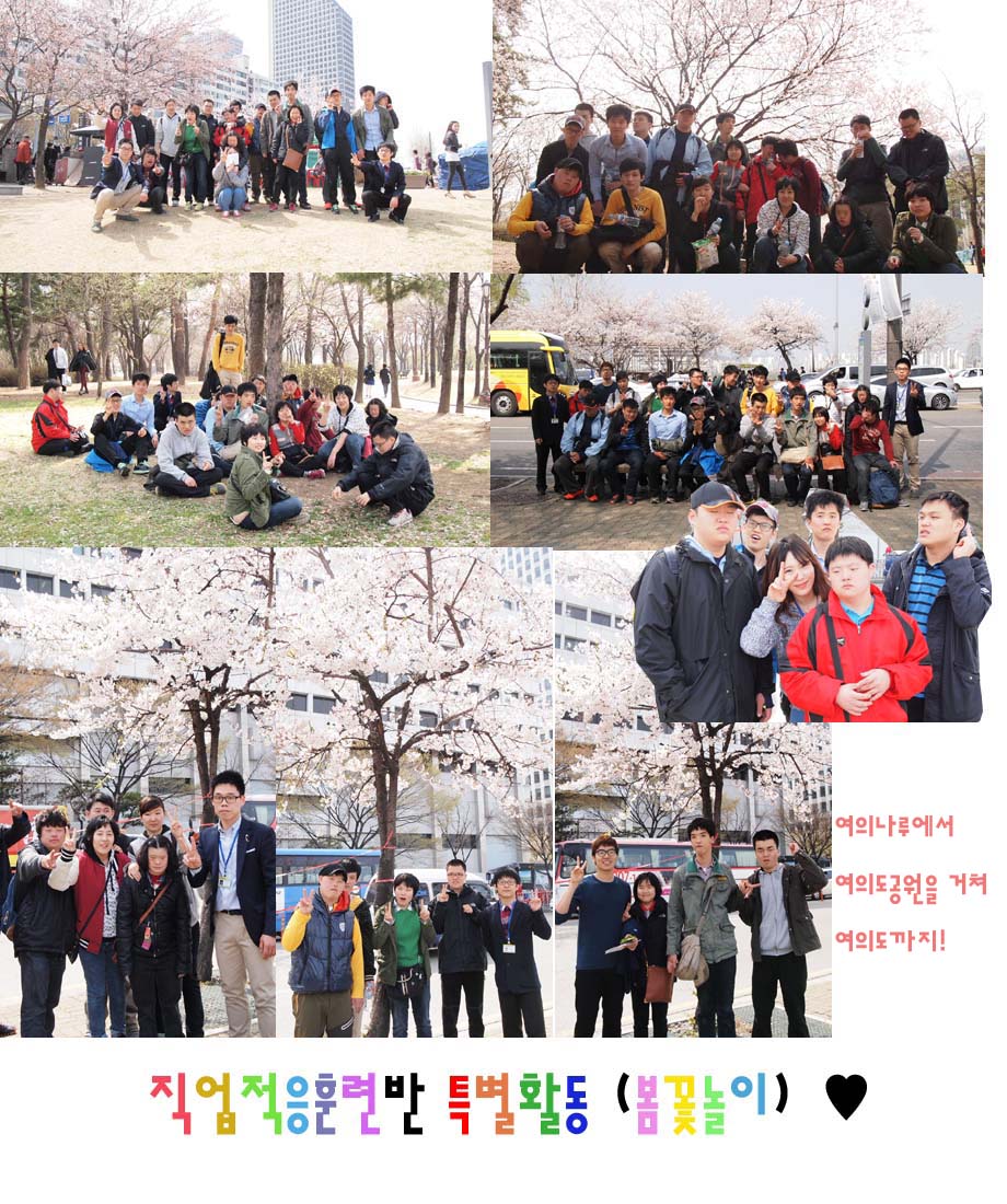 2013 직업적응훈련반 특별활동(봄꽃놀이) 진행