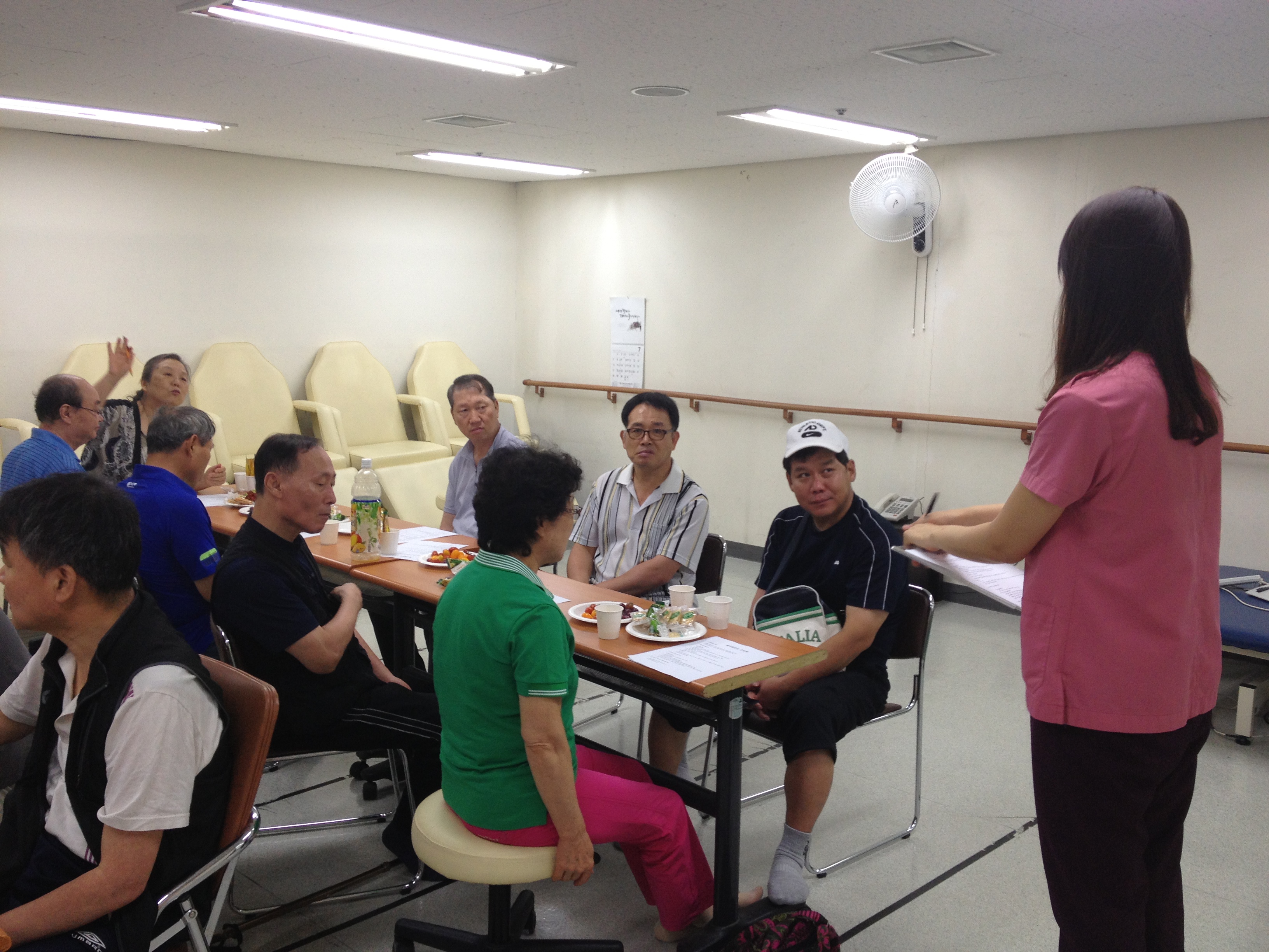 성인물리활동 간담회 실시