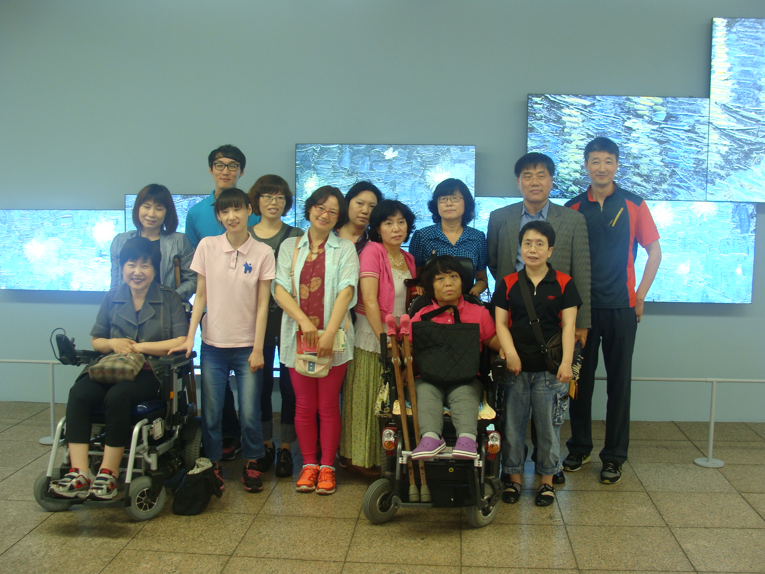 장애인미술협회지원 서양화교실