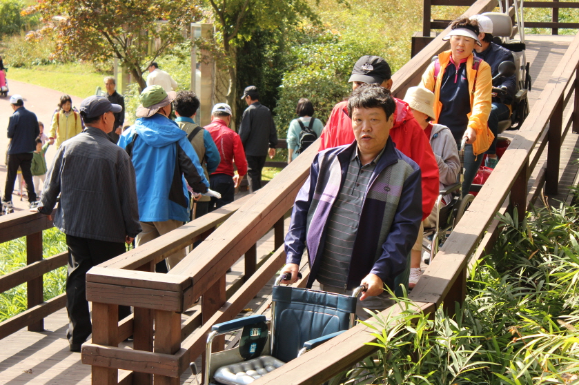 재활운동실 성인 장애인 가을나들이