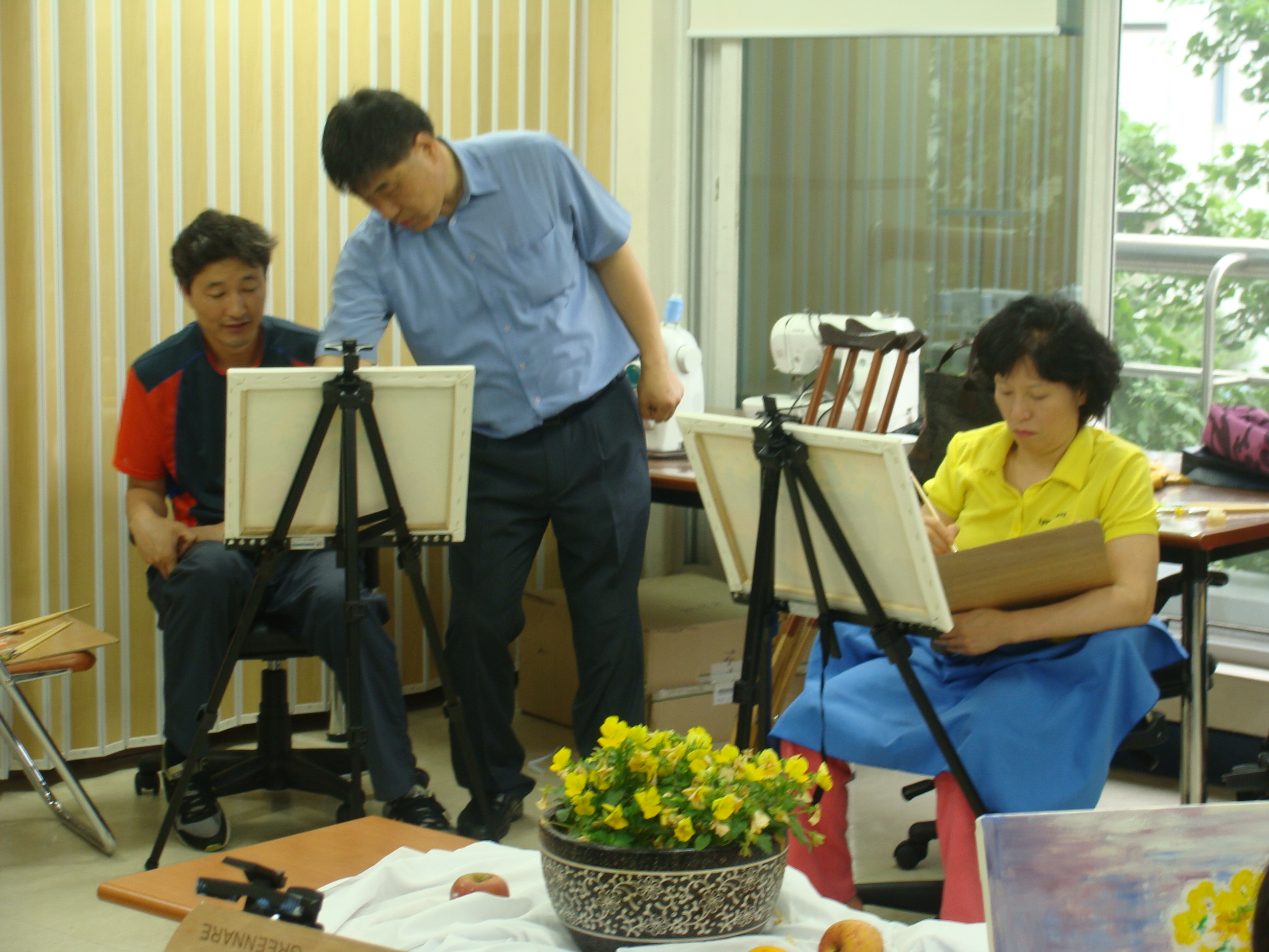 장애인미술협회지원 서양화교실