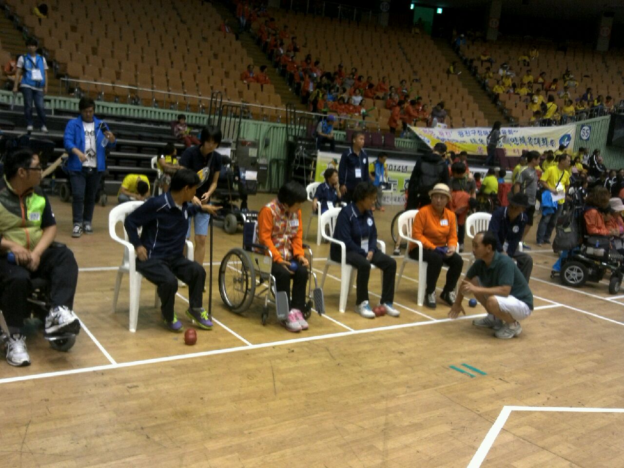 2014 서울특별시장애인생활체육대회 보치아 팀 서울시 1위 수상