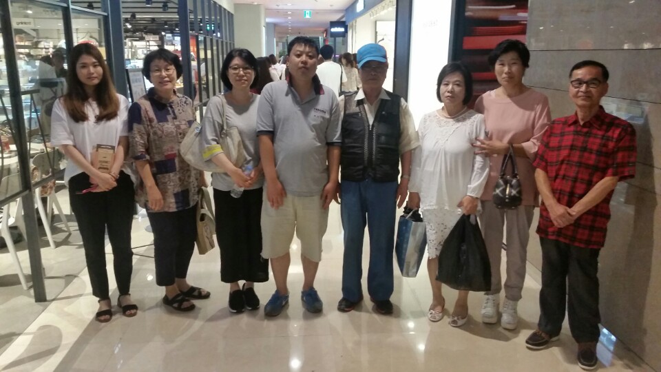 8월 현대백화점 고객봉사단과 함께한 하루