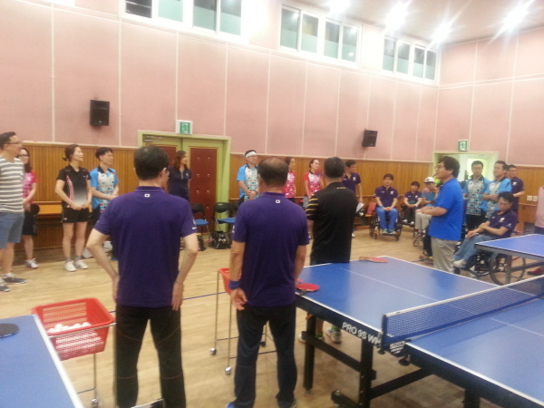 2015 신한은행과 함께하는 건강탁구교류전 3회차 진행