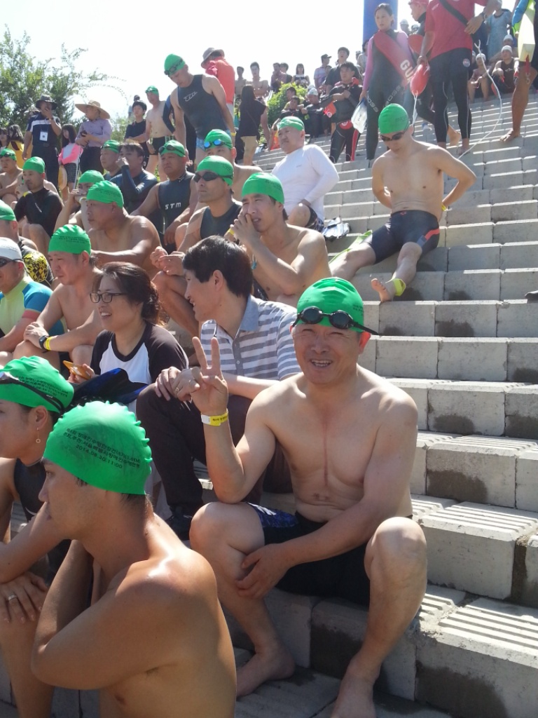 제8회 장애인수영 한강 건너기 대회 참가