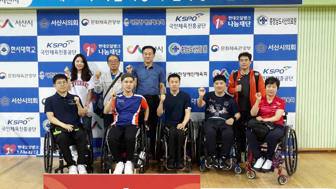 양천장애인복지관 탁구클럽 "제15회 서산시장배전국장애인탁구대회" 금메달 획득!!
