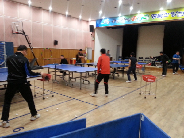 2015 신한은행과 함께하는 건강탁구교류전 3회차 진행