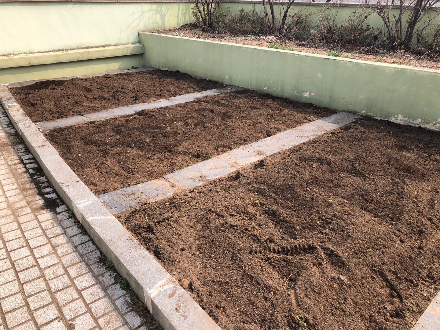 도시농부-옥상텃밭 밭갈이~~~LET