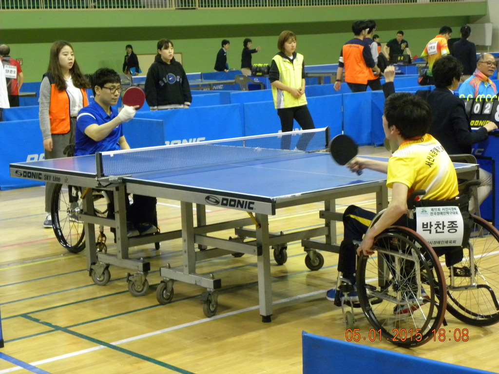 양천장애인종합복지관 탁구클럽 "제11회 서산시장배 전국장애인탁구대회 참가"