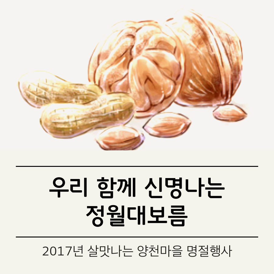 2017년 살맛나는 양천마을 명절행사 