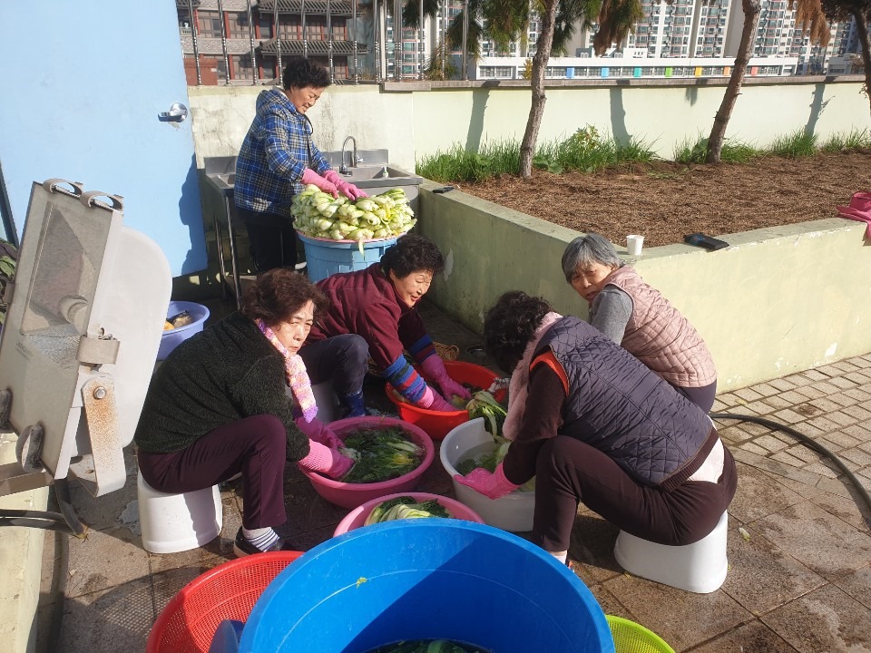 옥상텃밭 작물 나눔