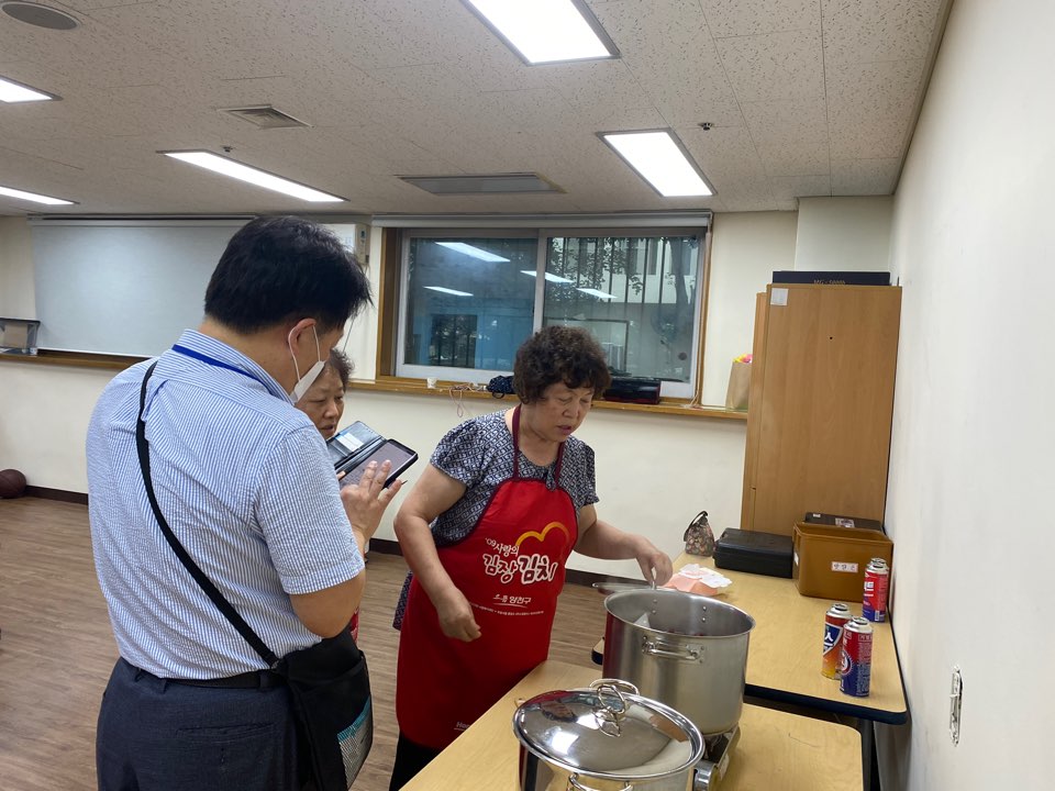 옥상정원 마을공동체 이웃만들기 사업 - 삼계탕 나눔