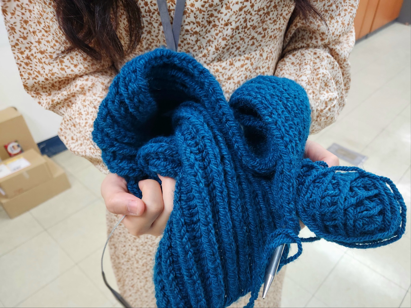 어머니의 뜨개질