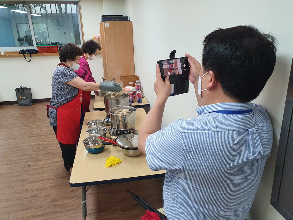 옥상정원 마을공동체 이웃만들기 사업 - 삼계탕 나눔