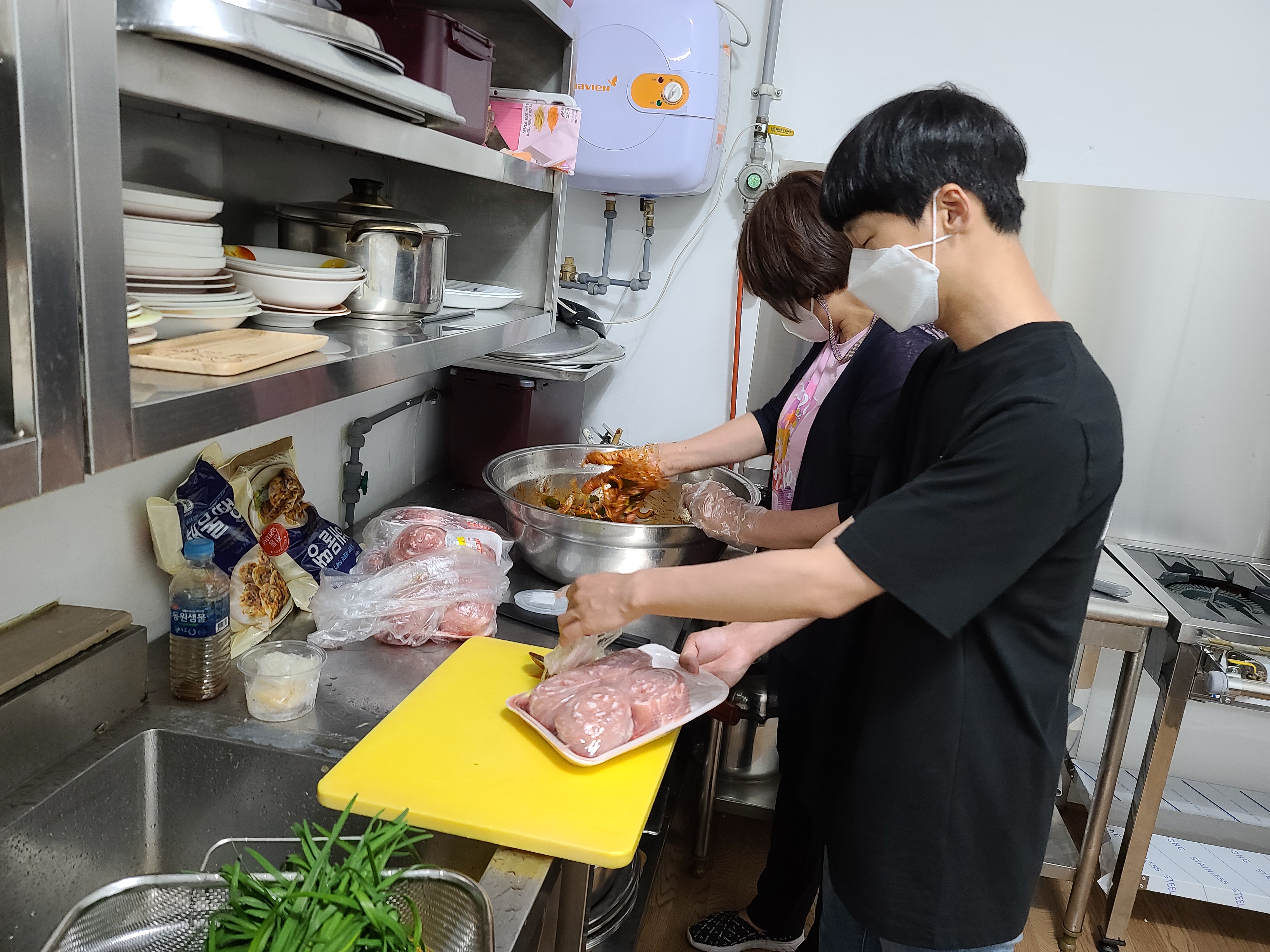 2021 마을만들기사업 이웃만들기 정기모임 실시 -  요리나눔