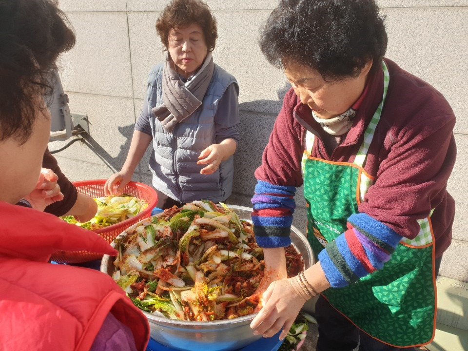 옥상텃밭 작물 나눔