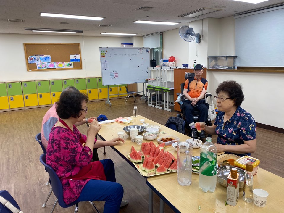 옥상정원 마을공동체 이웃만들기 사업 - 삼계탕 나눔