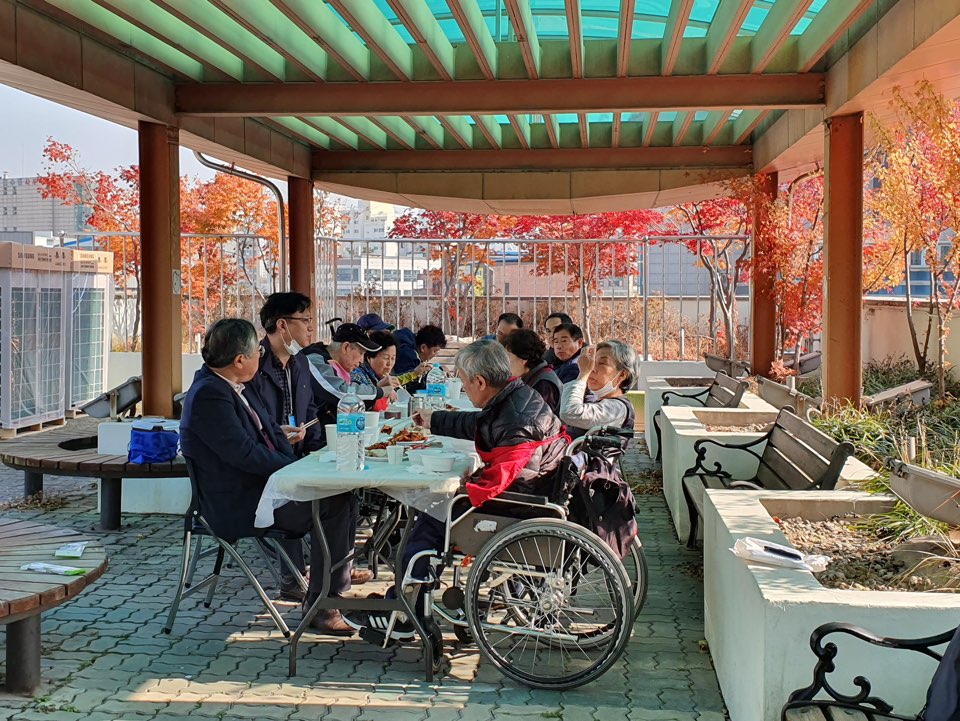 평생교육팀 옥상정원 11월 10일~12일 3일간의 김장이야기