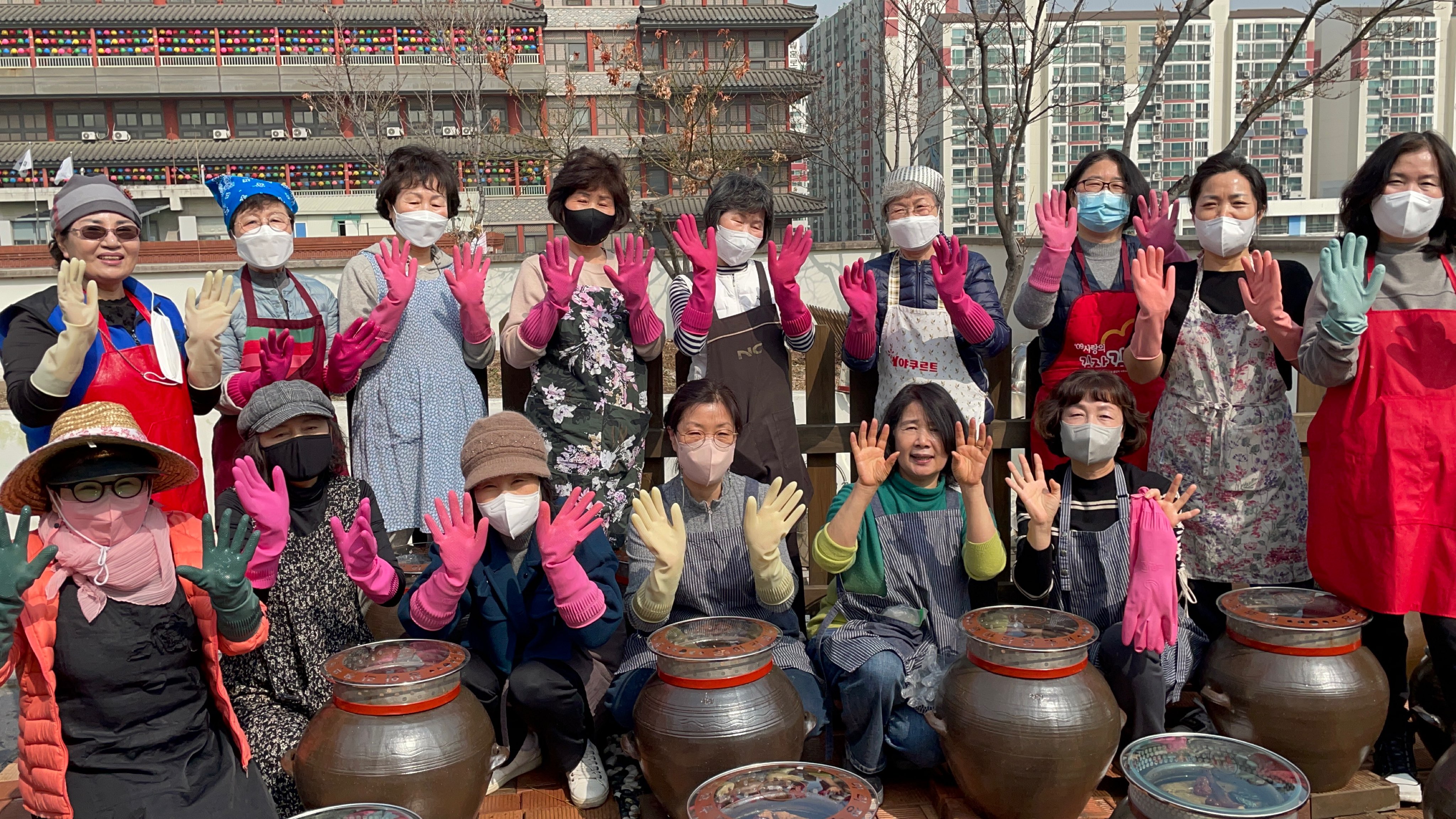 2023년 장독대 사업 "옹기종기" 장 담그기 진행