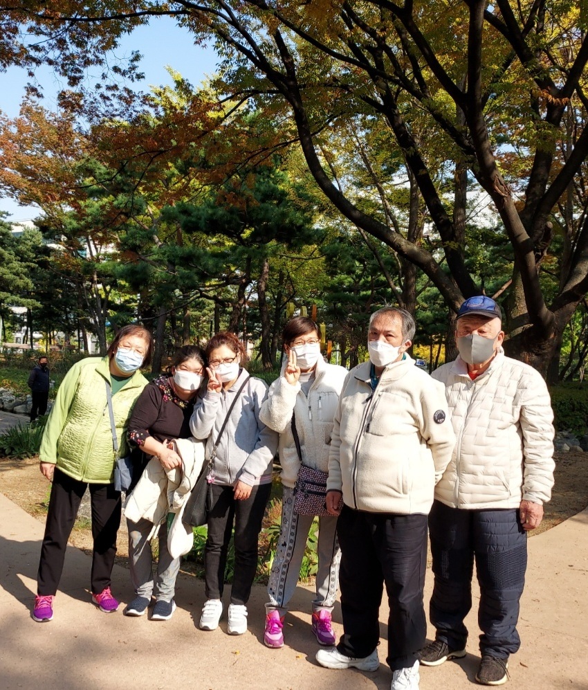 이웃만들기 8회기 활동 - 양천공원 가을 단풍 구경!