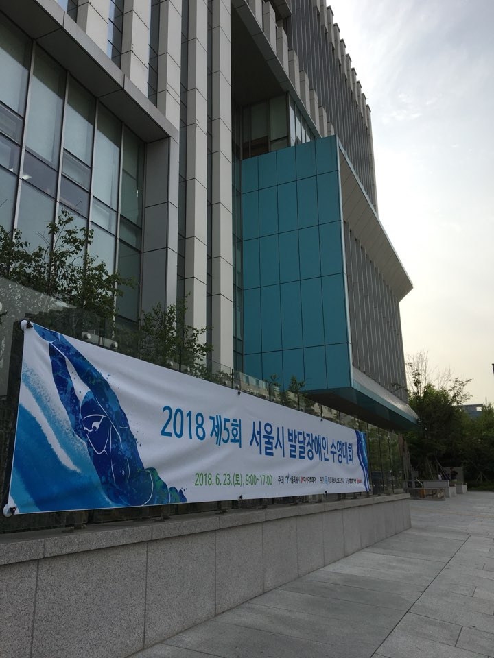 서울시 발당장애인 수영대회 참가