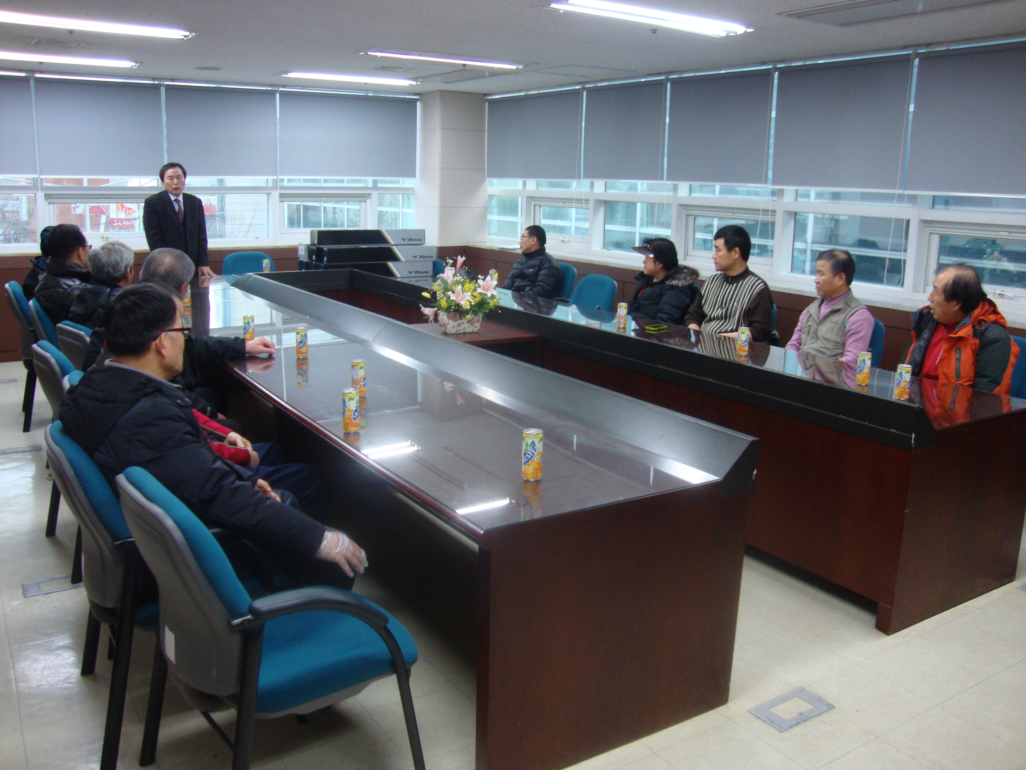 파크골프 동호회 골프용품 전달식