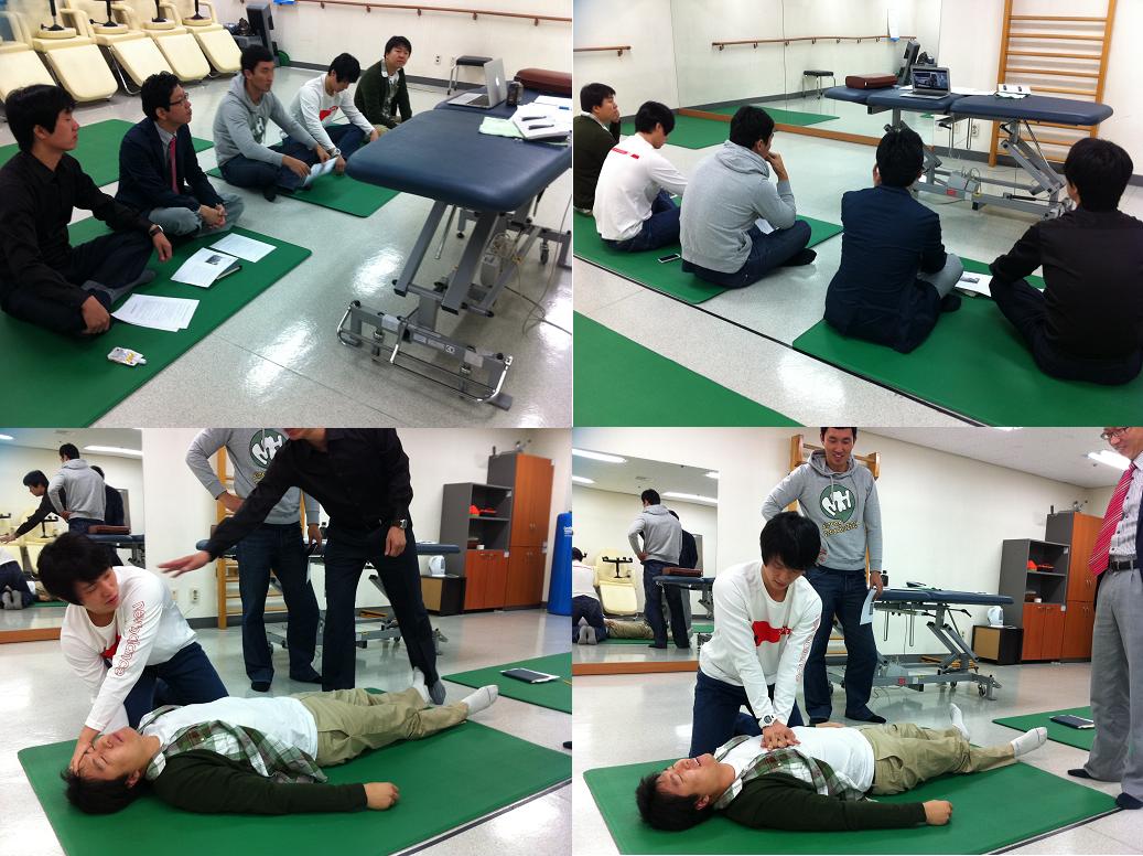 토요 수중운동 담당자 안전교육 실시