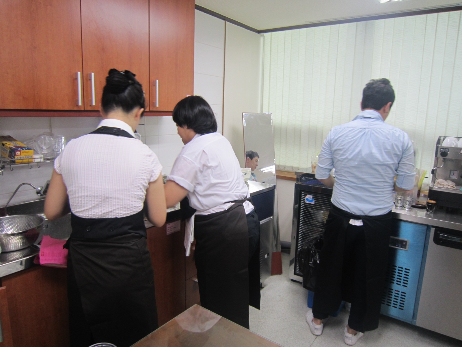 바리스타 공과훈련 일일카페 운영