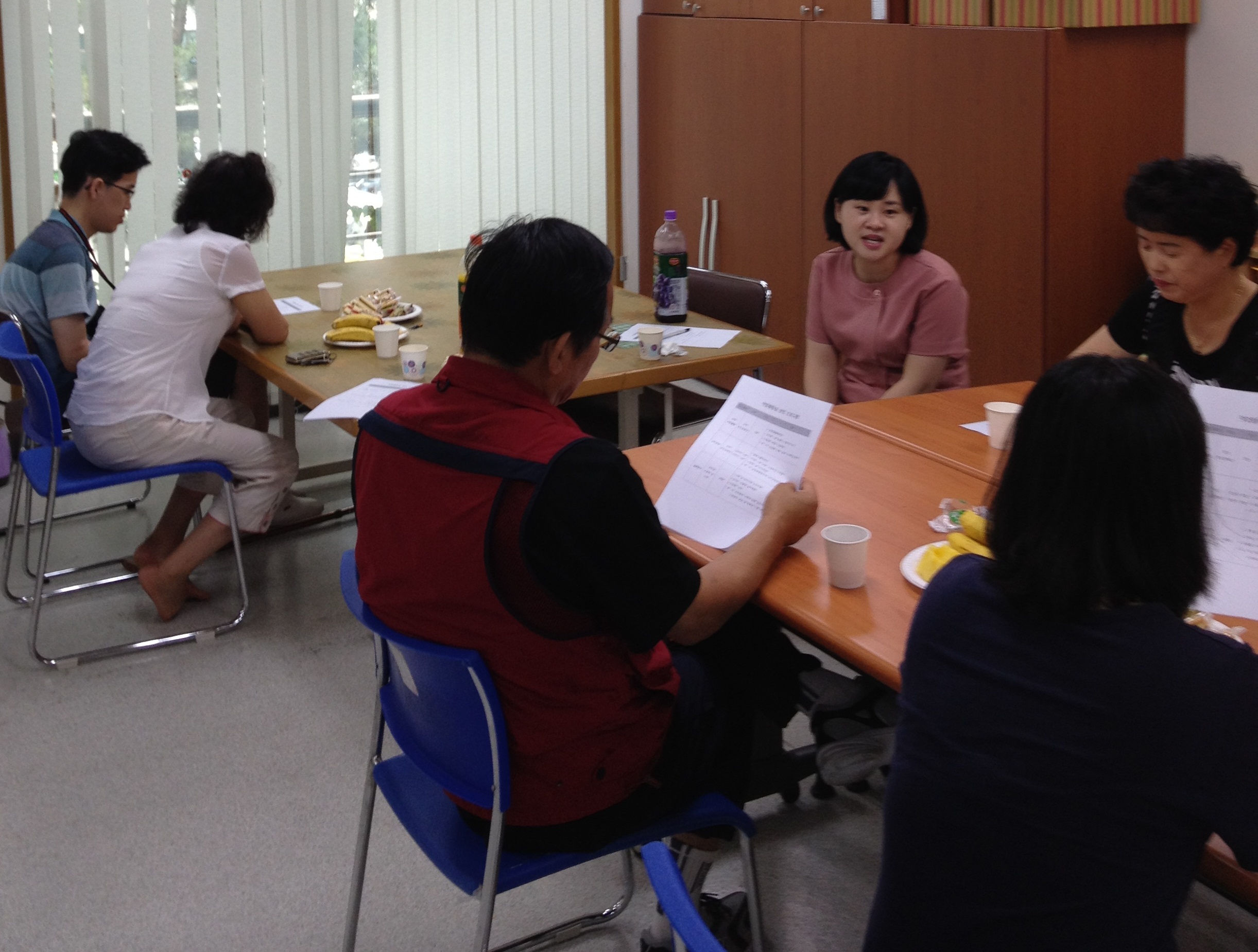 작업활동실 간담회