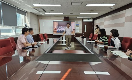 양천해누리복지관 김경환 관장과 여수시장애인종합복지관의 인사 및 소개