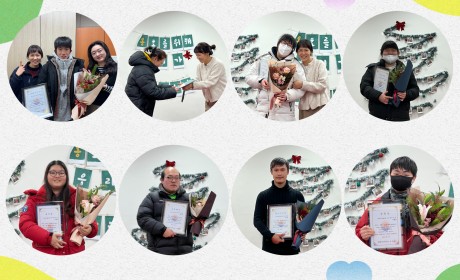 참여자들의 수상 사진