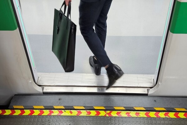 자동안전발판 설치 모습.ⓒ서울시