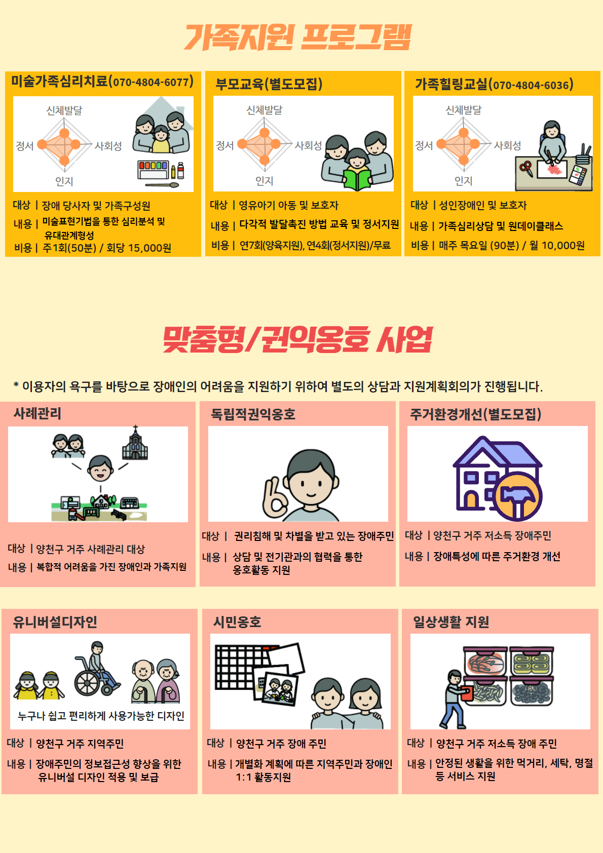 2022년 모집성 프로그램 안내(청소년/ 가족지원)