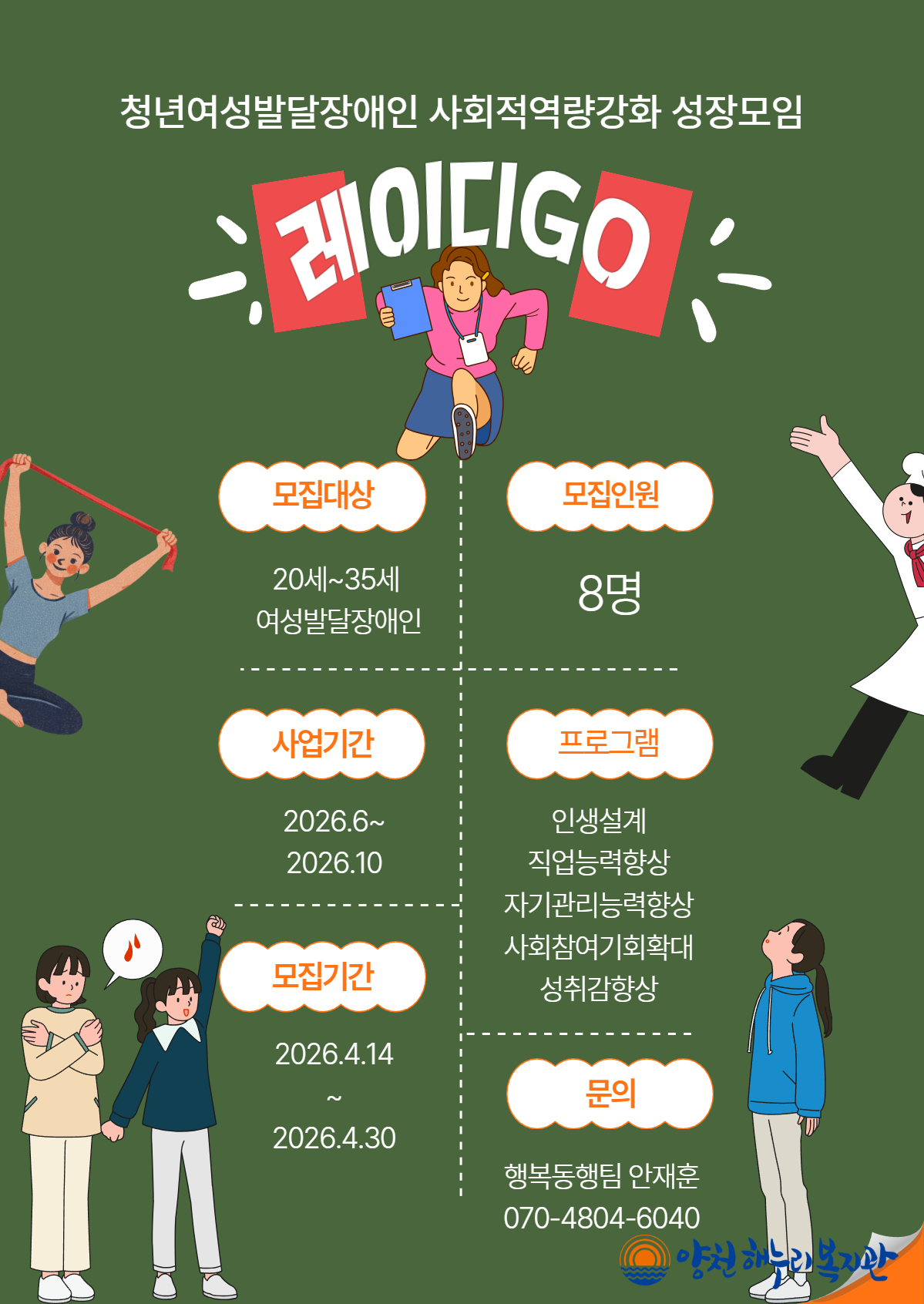 청년여성발달장애인 성장모임 